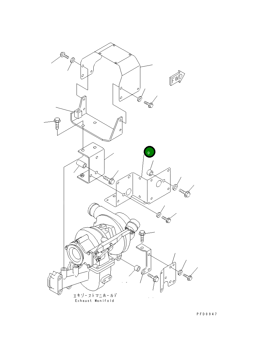 Крышка 6732-81-8731 Komatsu