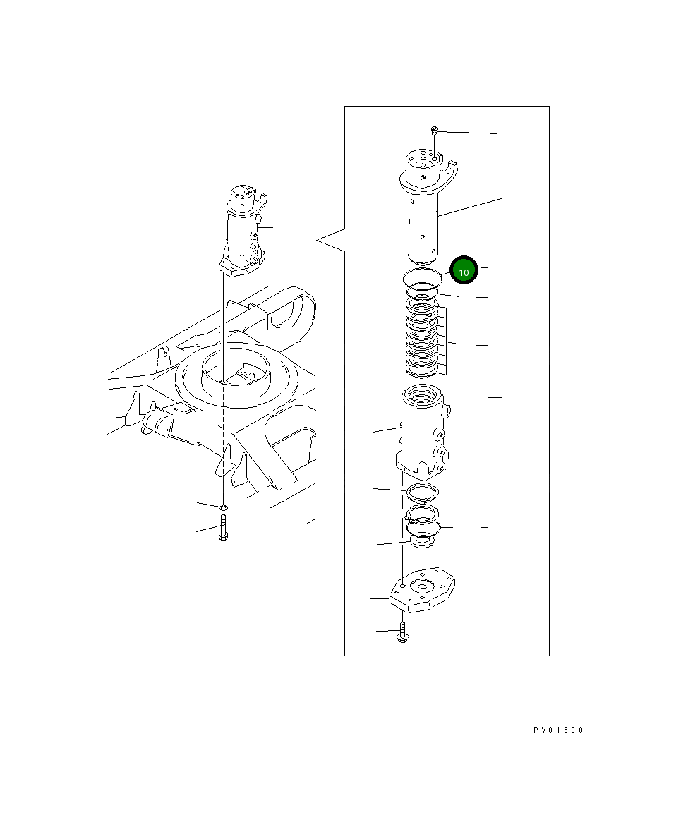 Кольцо уплотнительное (O-Ring) YM24311-001000  Komatsu