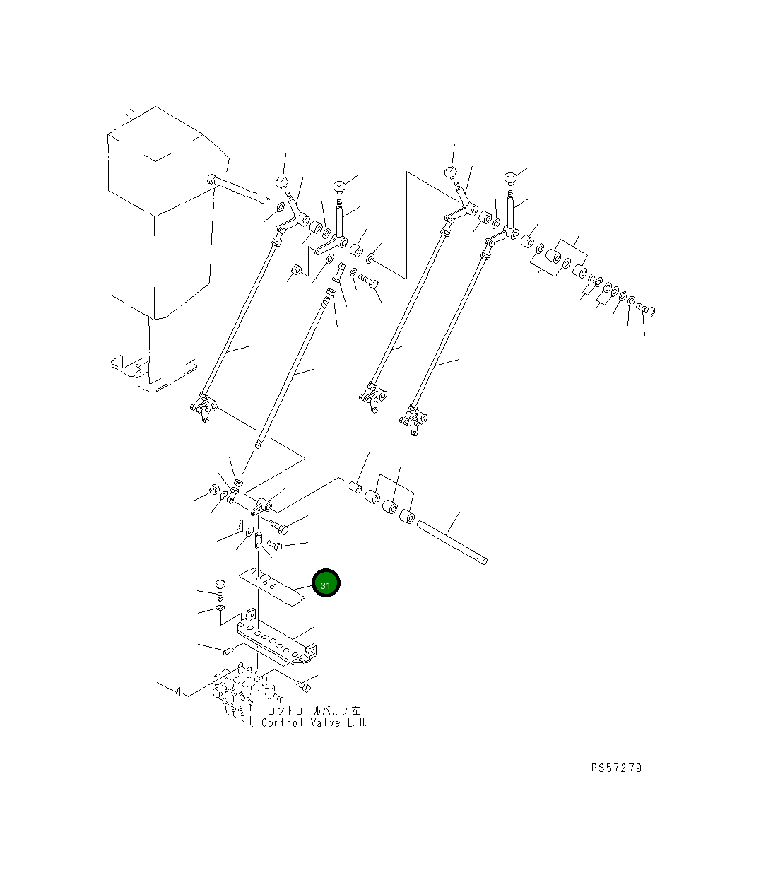 Крышка 23F-43-11320 Komatsu