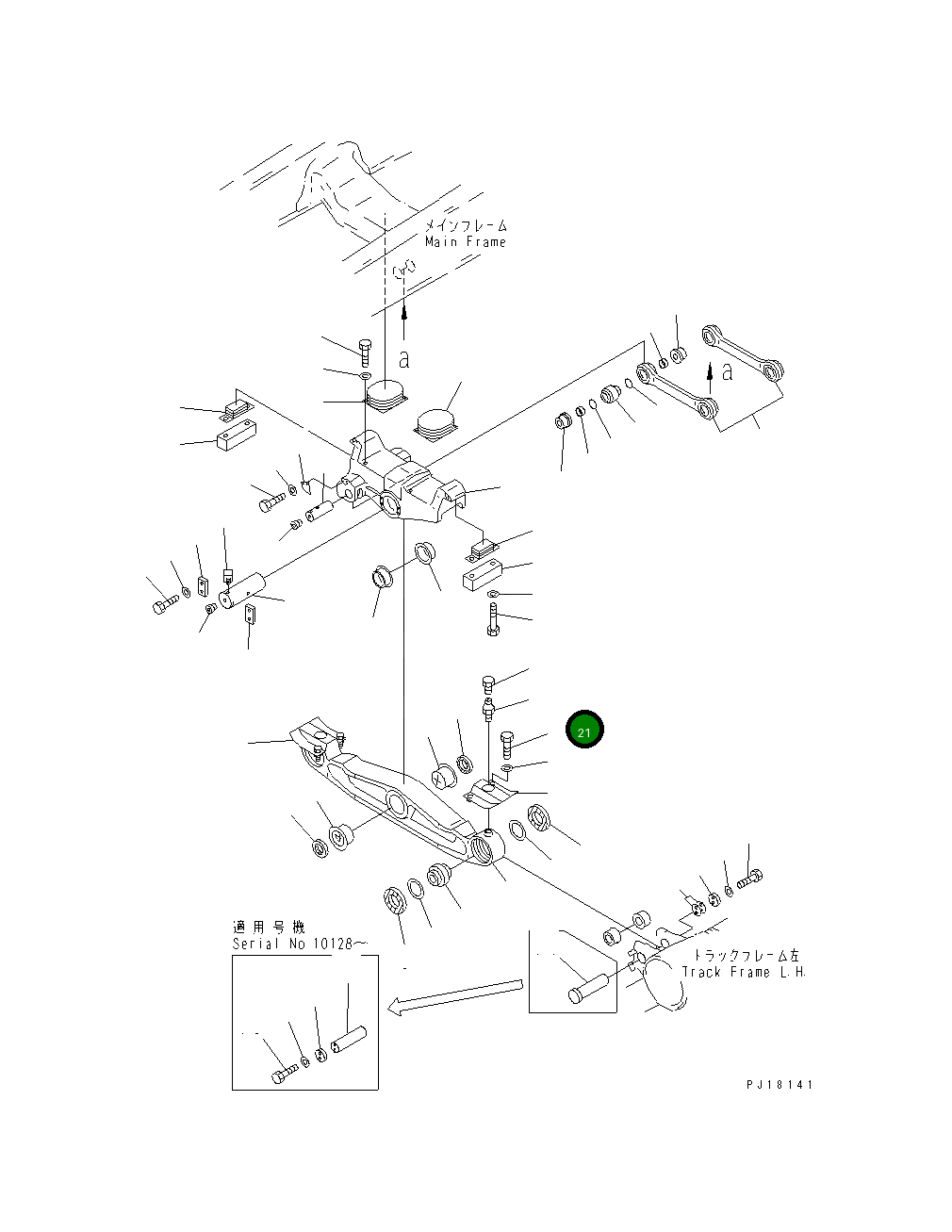 Болт 01011-62755 Komatsu