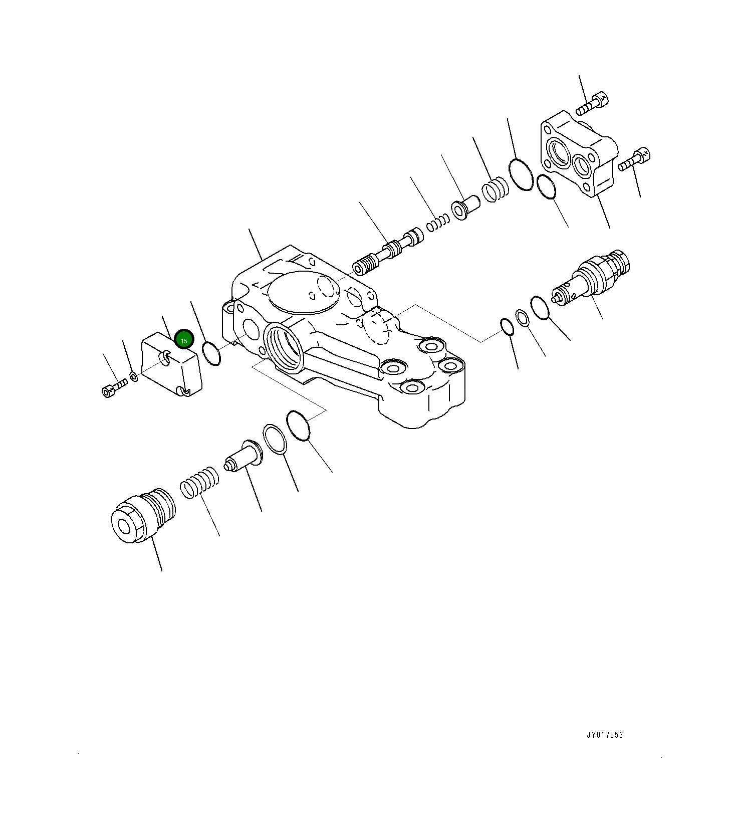 Кольцо уплотнительное (O-Ring) 0700012021 Komatsu