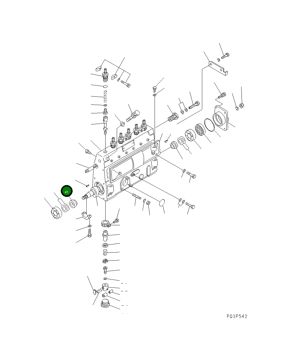 Кольцо DK131302-0400  Komatsu