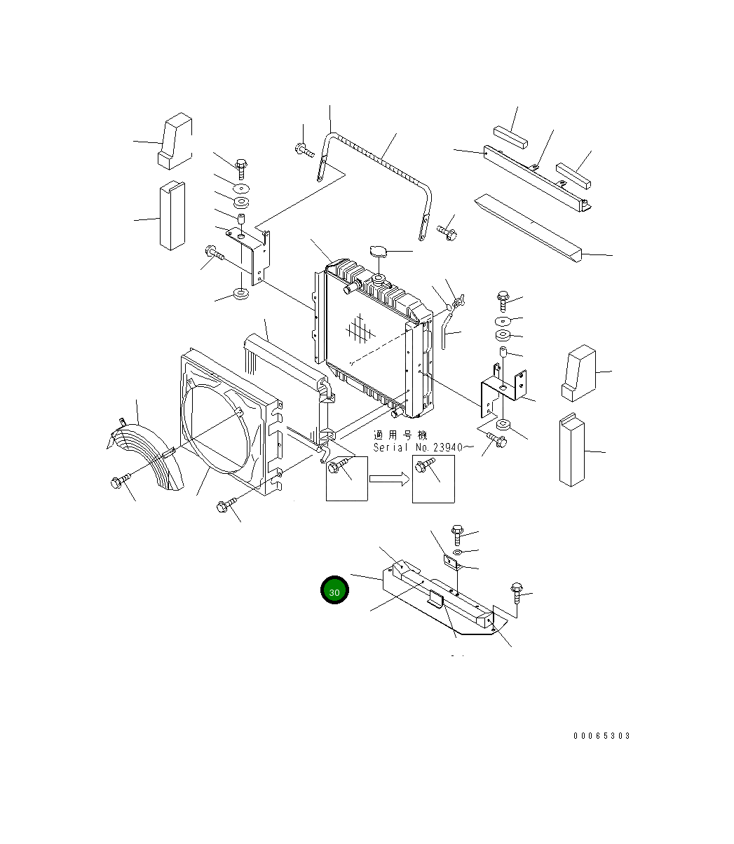 Крышка 42A-03-21511 Komatsu