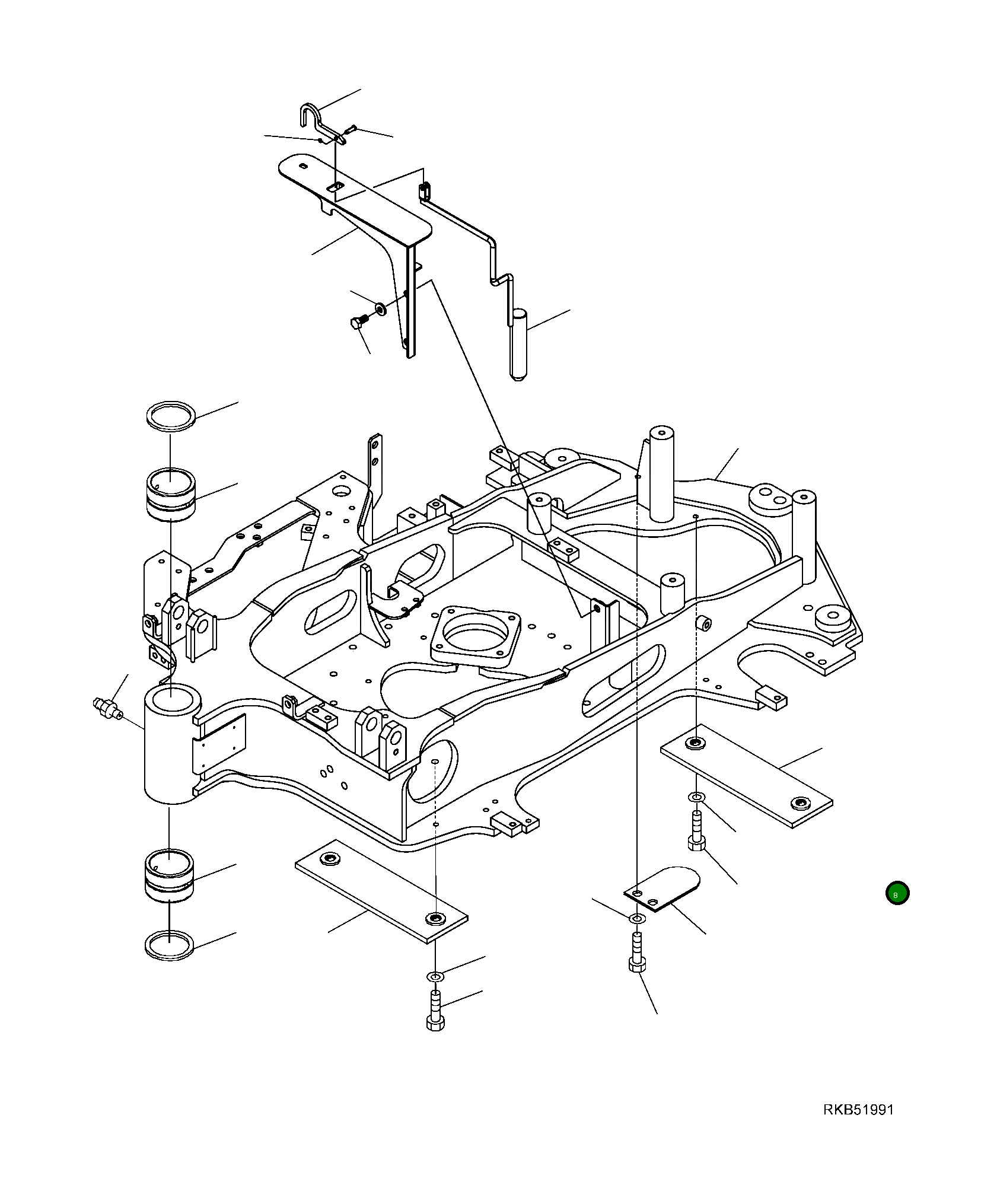 Крышка 20W-46-91140 Komatsu
