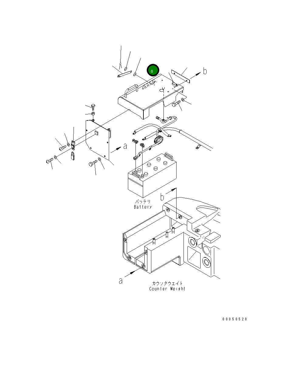 Крышка 421-06-44221 Komatsu