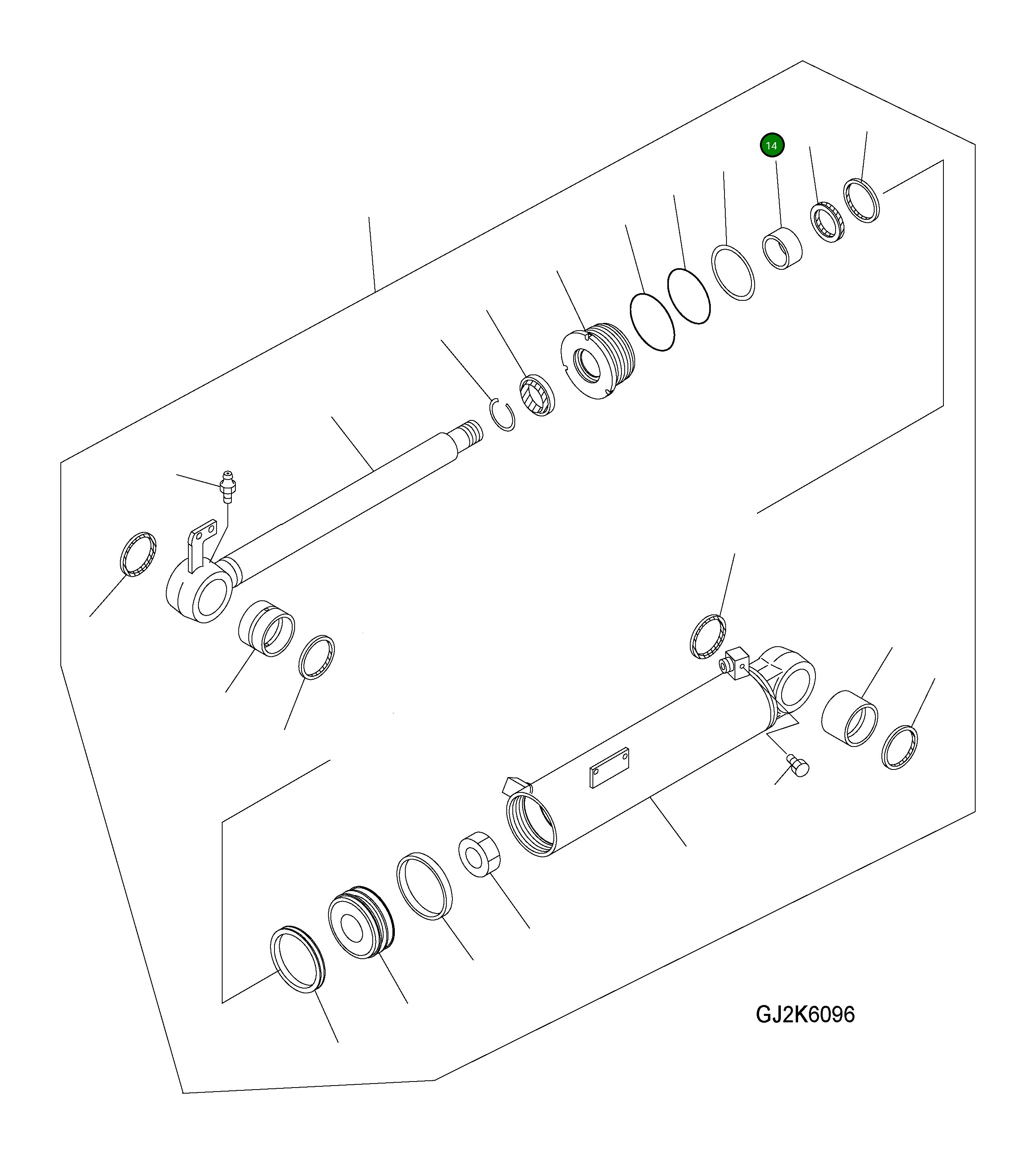 Кольцо 416-63-H0P05 Komatsu