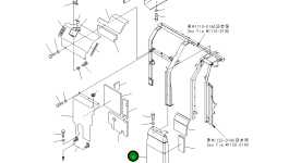 Крышка 22U-54-85731 Komatsu
