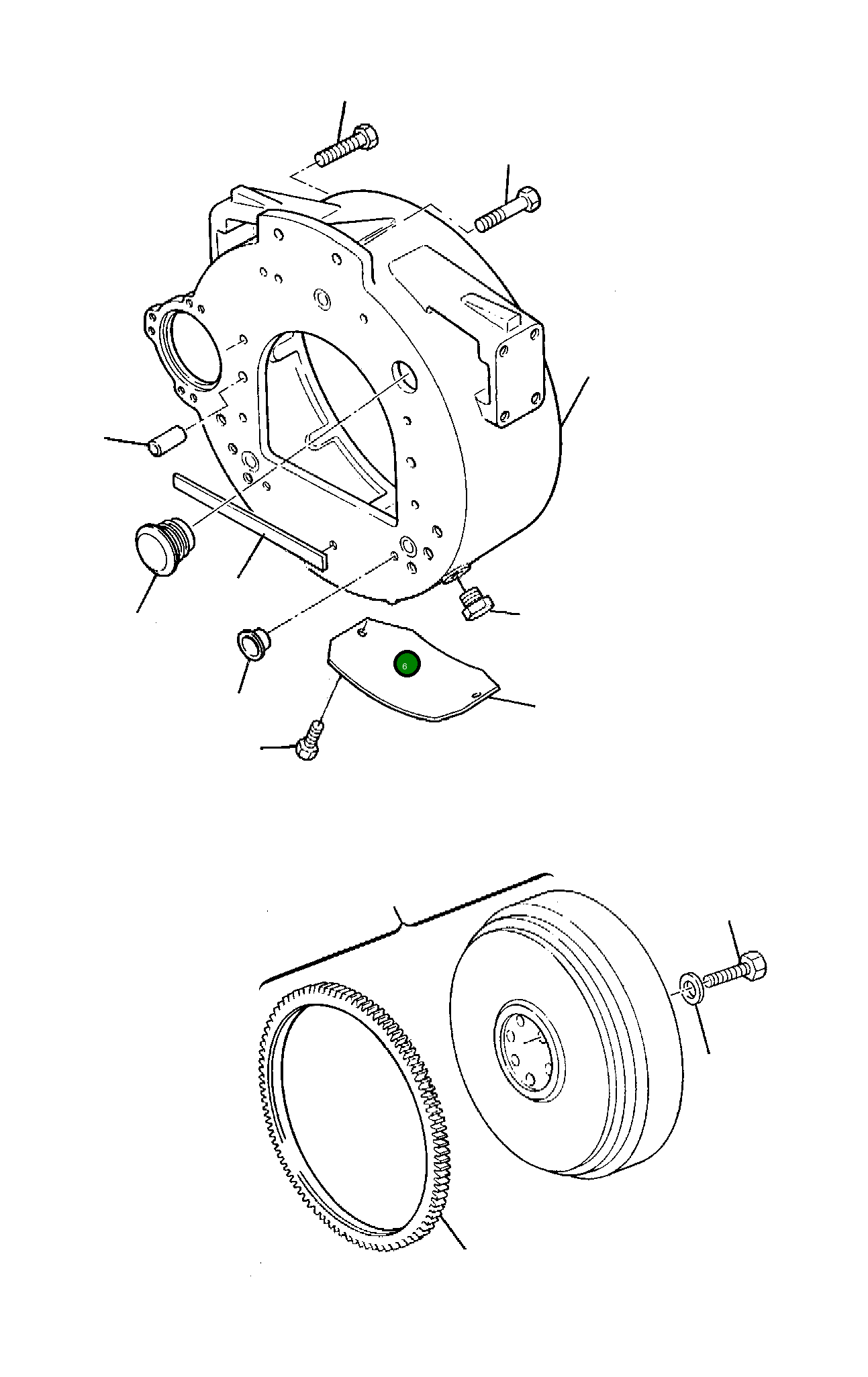 Крышка 6810-21-4140 Komatsu