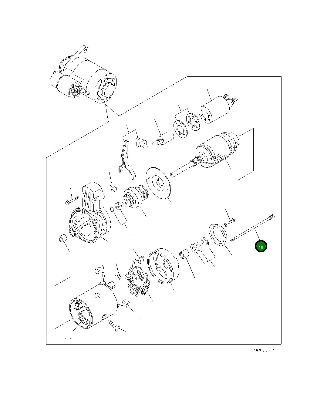 Болт YMX-211468005  Komatsu