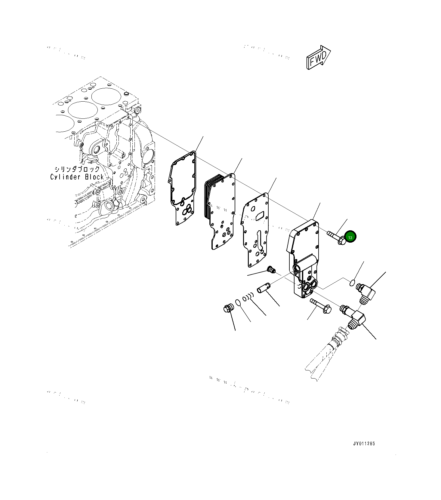 Болт 6735612120  Komatsu