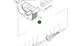 Кольцо уплотнительное (O-Ring) 20K-14-32440 Komatsu