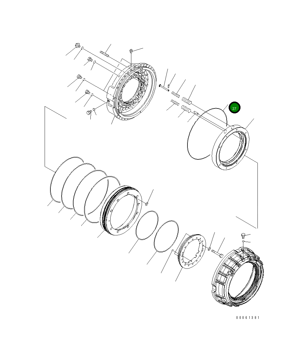 Кольцо уплотнительное (O-Ring) 287-33-11160 Komatsu