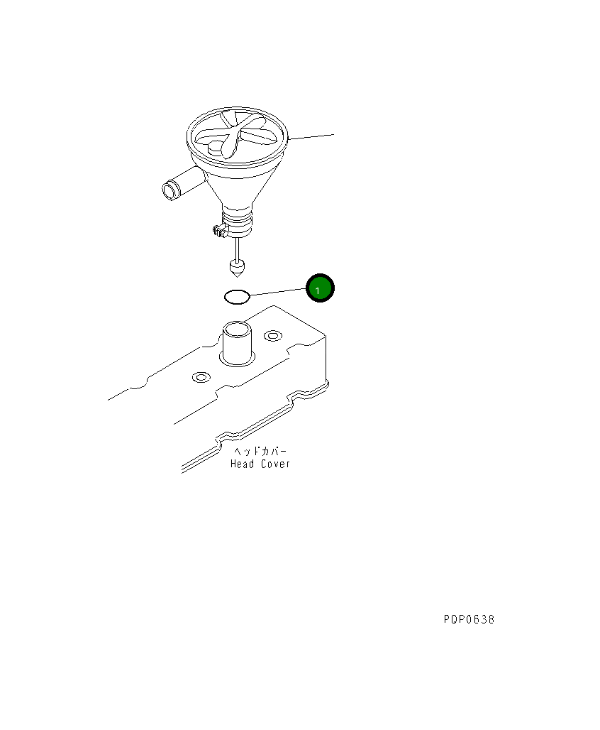 Кольцо уплотнительное (O-Ring) 6742-01-5062  Komatsu