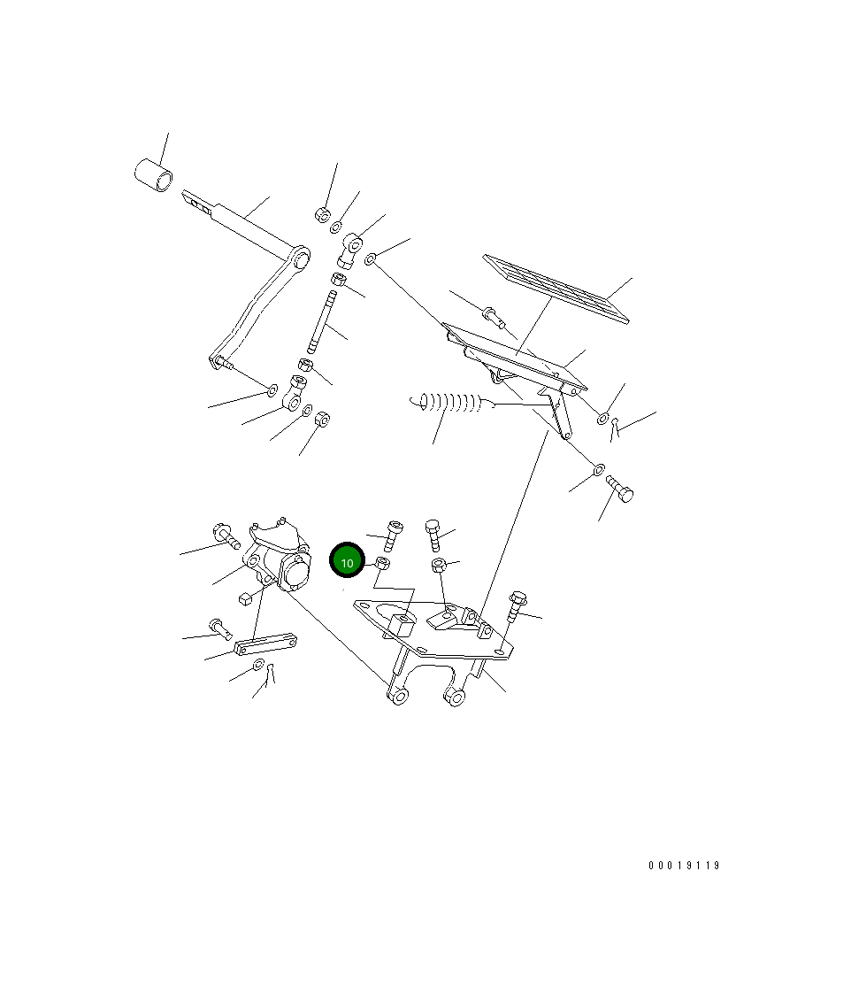 Болт 423-43-18580 Komatsu