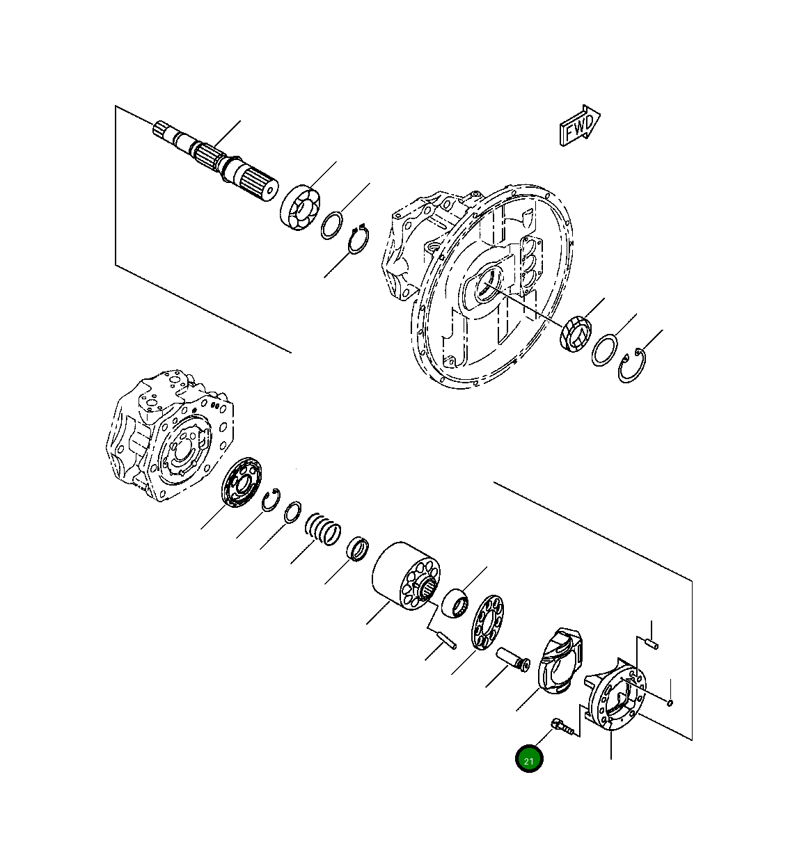 Болт 706-75-40340 Komatsu