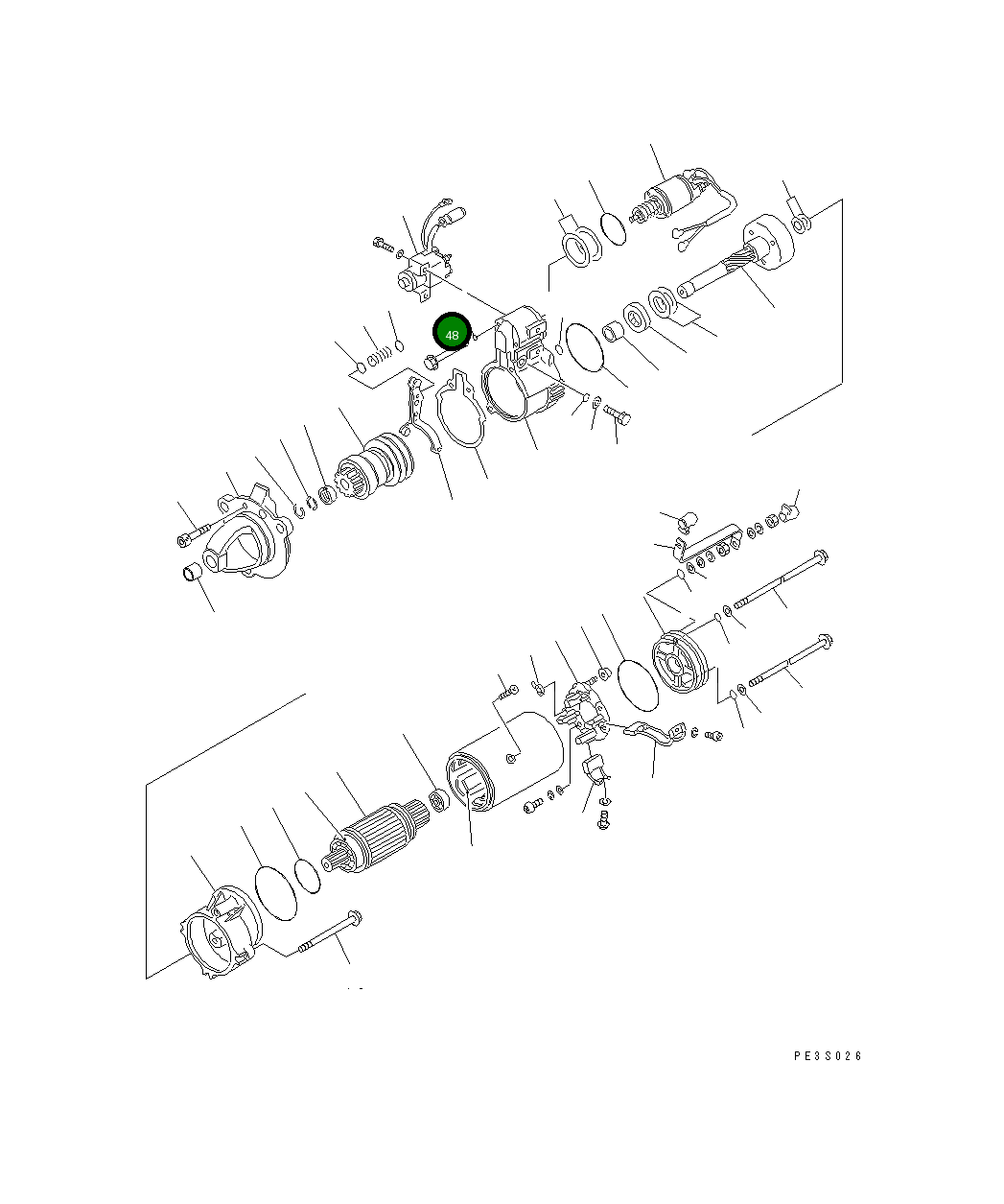 Кольцо уплотнительное (O-Ring) SD6414-042-20 Komatsu