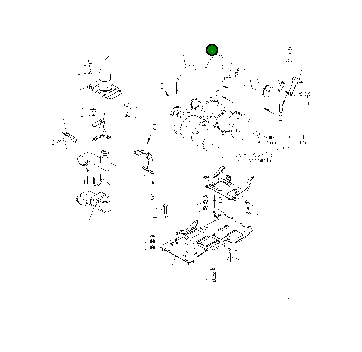 Болт 423-01-59180 Komatsu