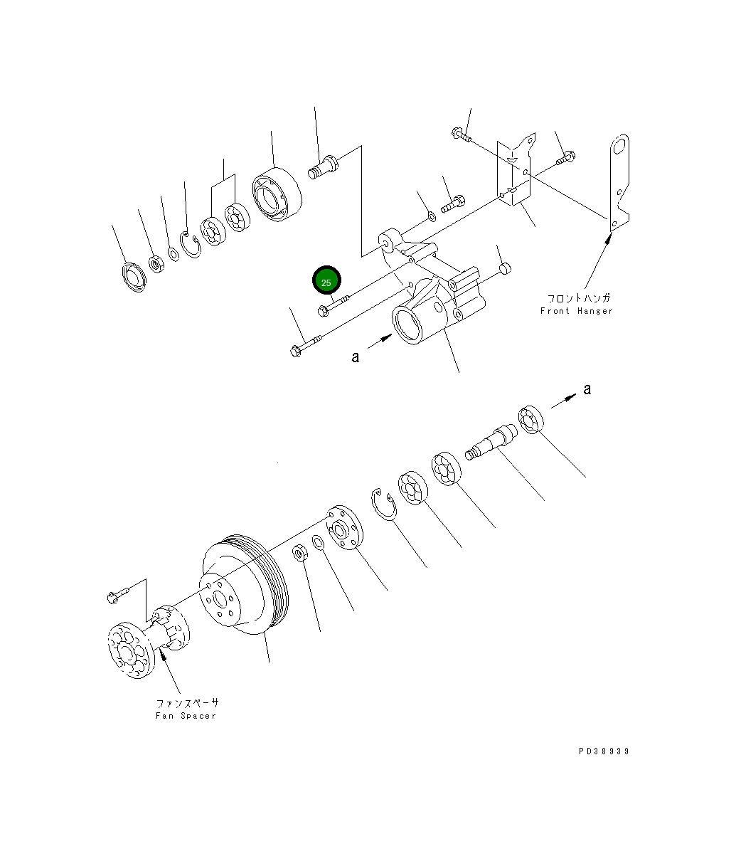 Болт 01435-00870 Komatsu