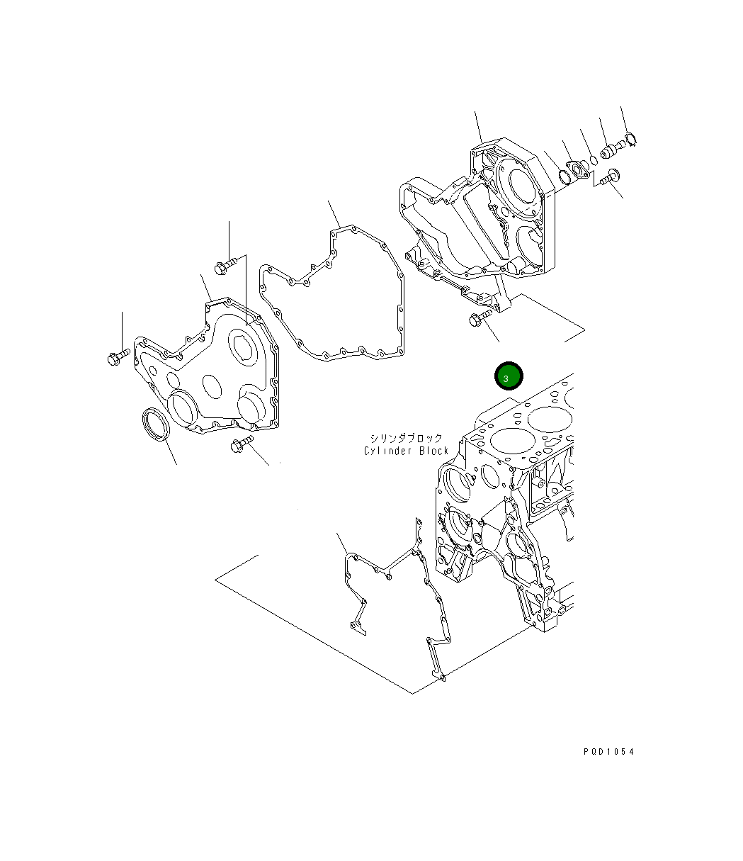 Болт 6736-21-3210 Komatsu