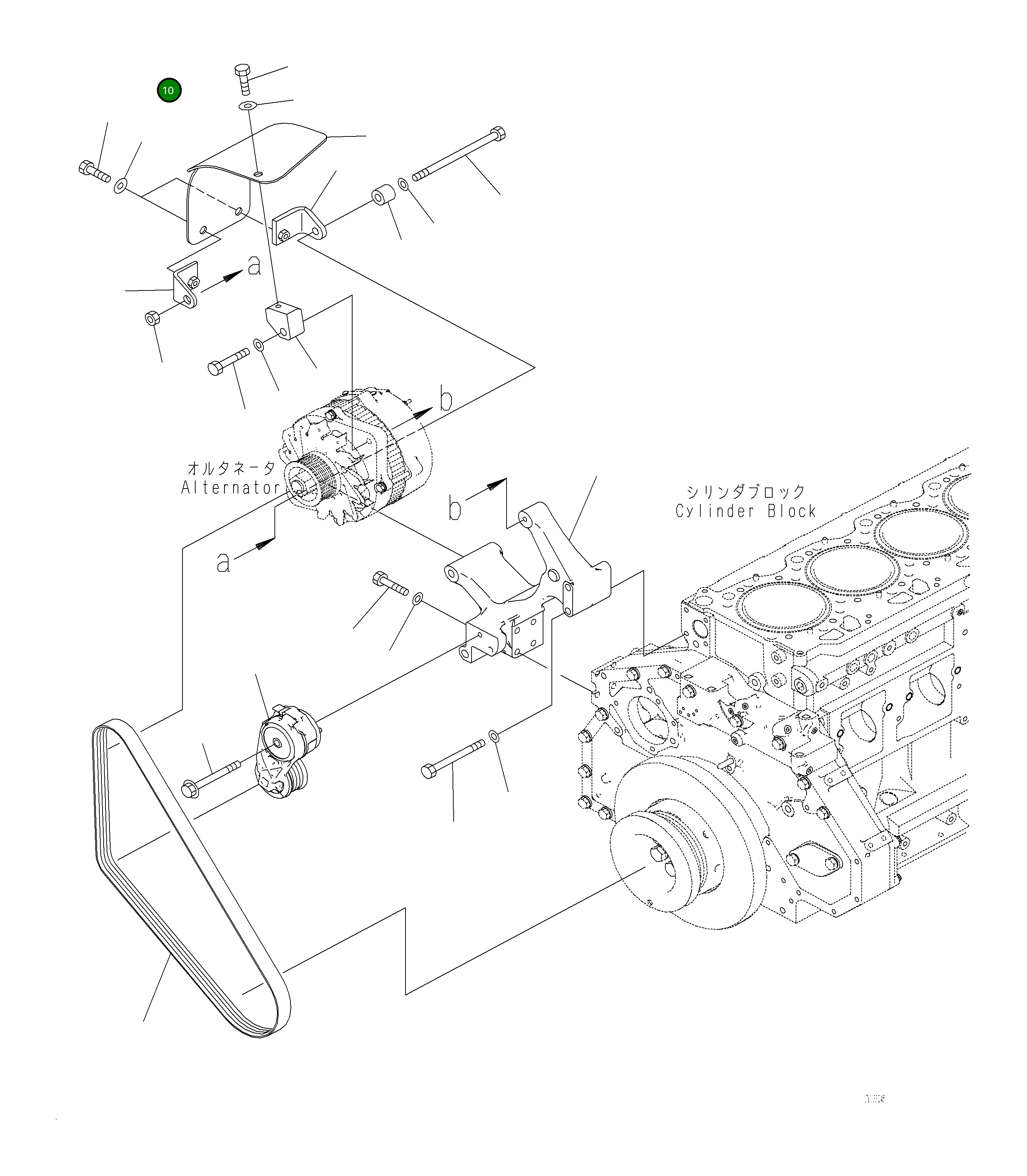 Крышка 6253-81-6210 Komatsu