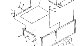 Крышка 207-54-16843 Komatsu
