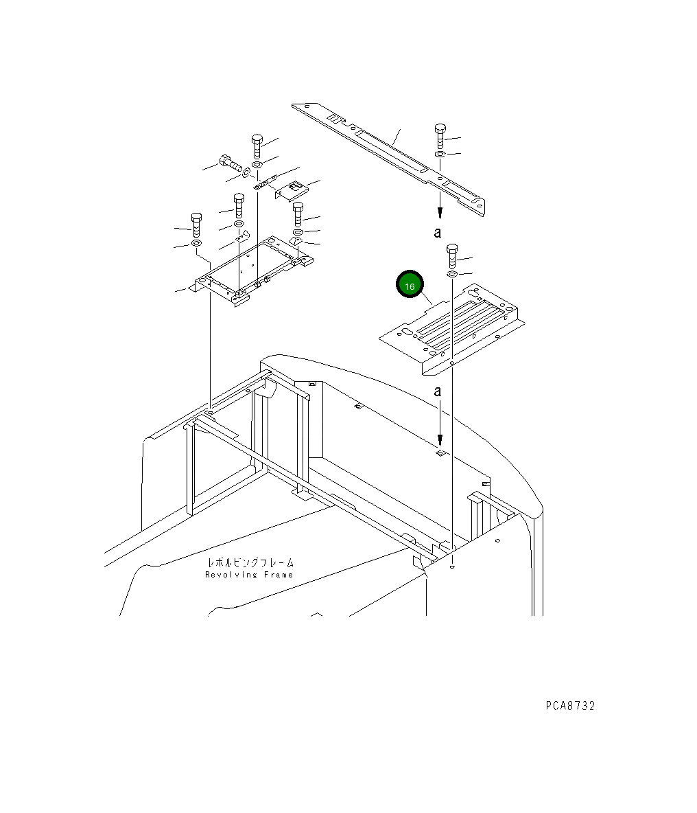 Крышка 203-54-66631 Komatsu