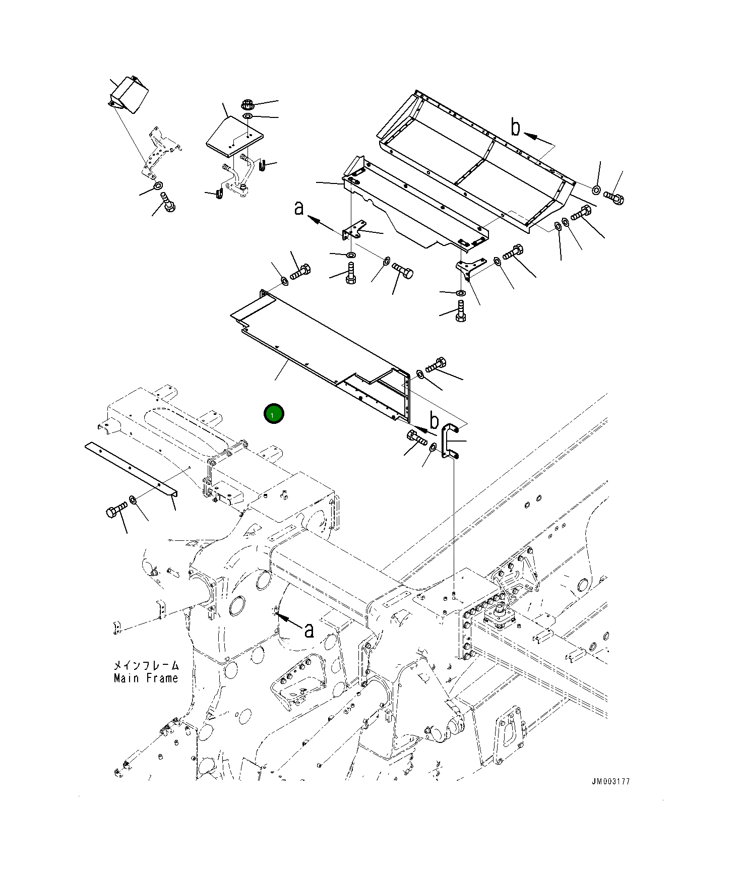 Крышка 561-89-8A510  Komatsu