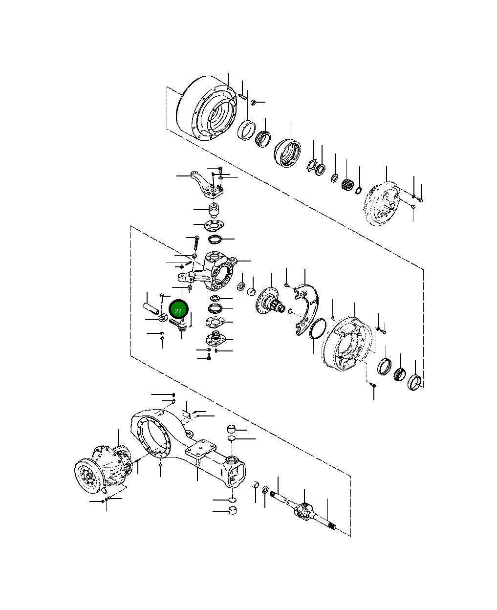 Болт 31 485 Komatsu