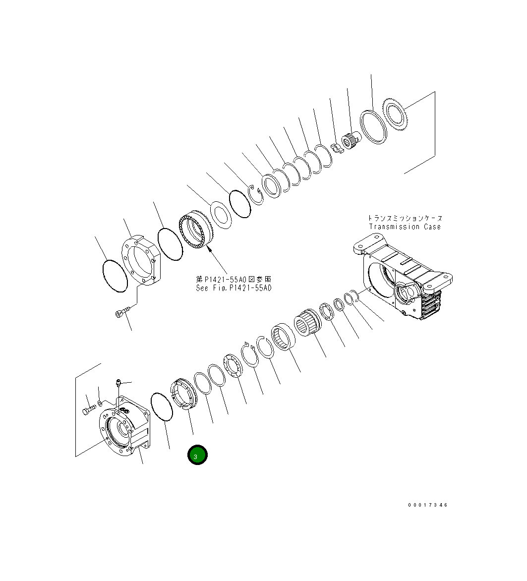 Кольцо 20K-14-31030 Komatsu