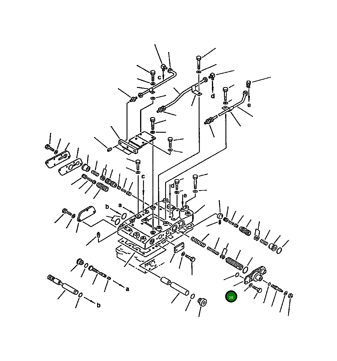 Крышка 424-15-15850  Komatsu