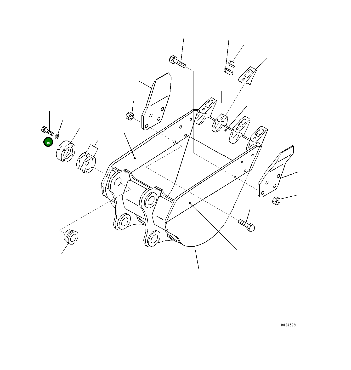 Болт 0101062055 Komatsu