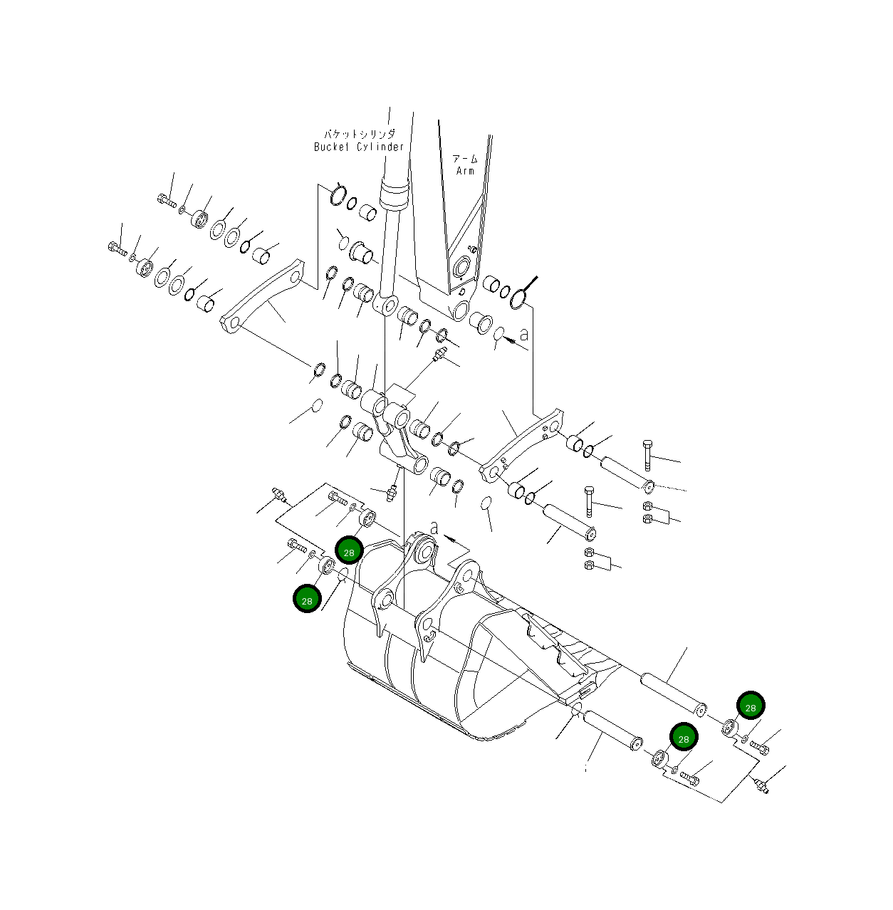 Крышка 21M-70-81570  Komatsu