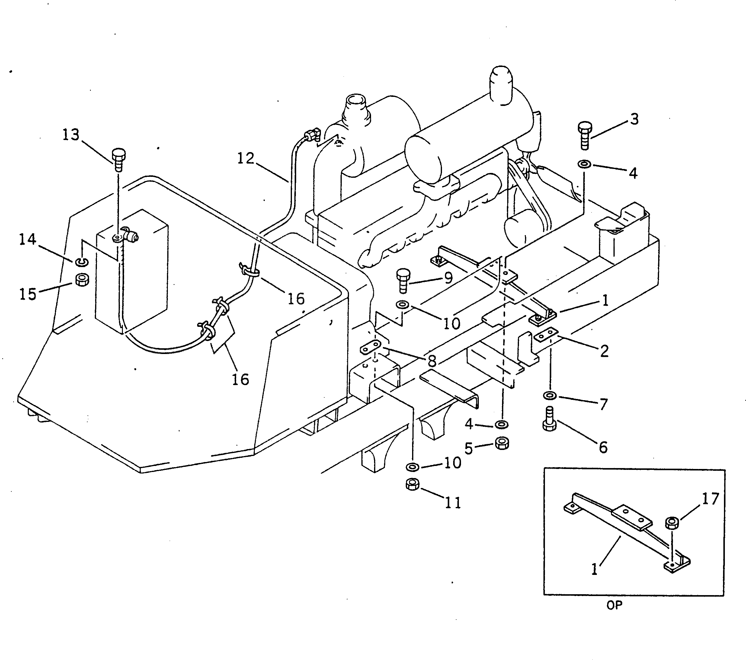 Болт 01011-51820 Komatsu