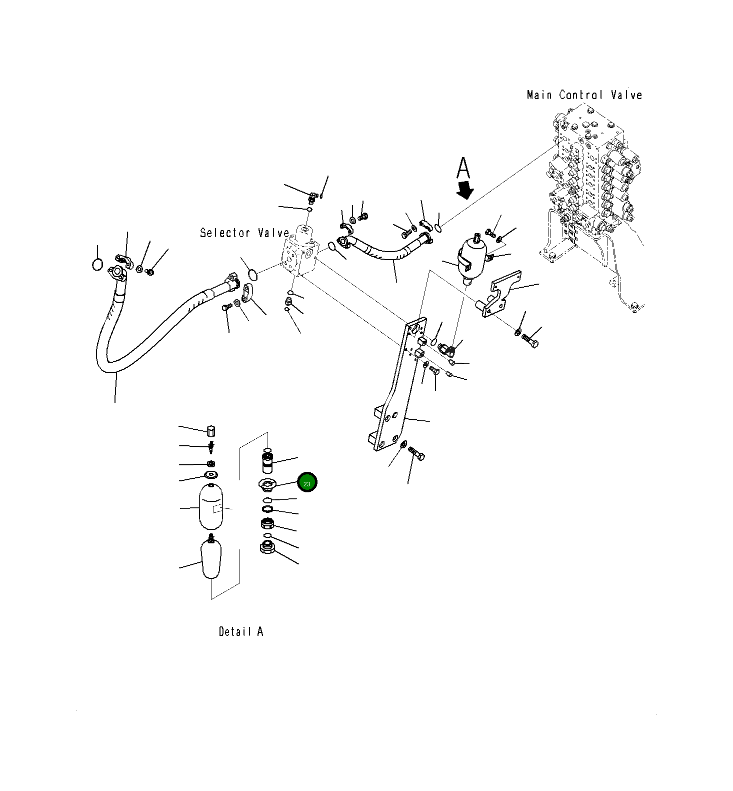 Кольцо NFEB4477-Z0 Komatsu