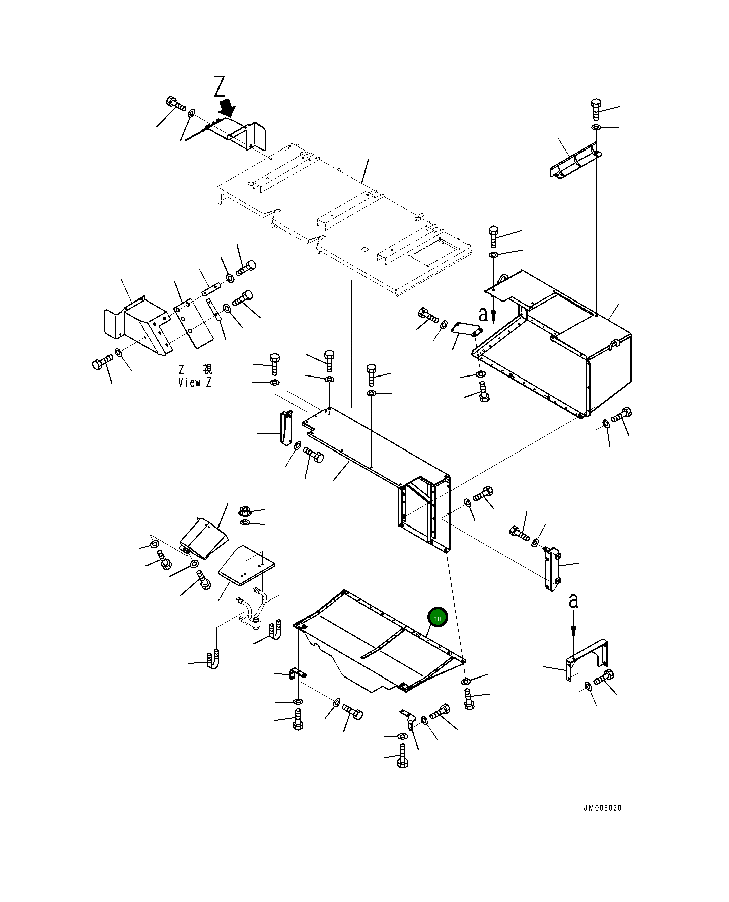 Крышка 561-84-84531 Komatsu