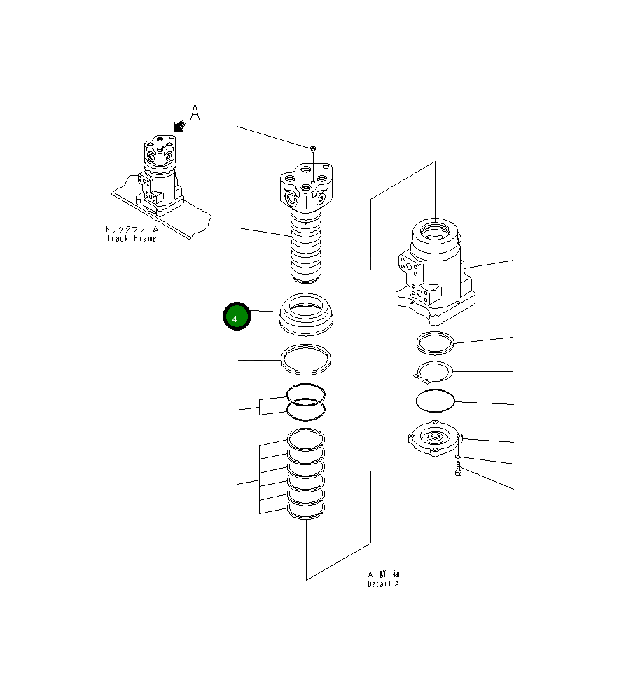 Крышка 703-08-93771  Komatsu