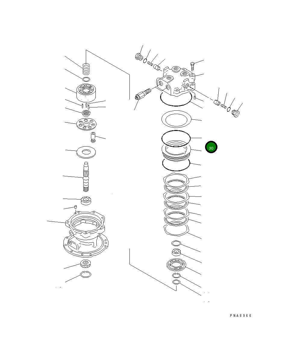 Кольцо уплотнительное (O-Ring) 708-7T-55220 Komatsu