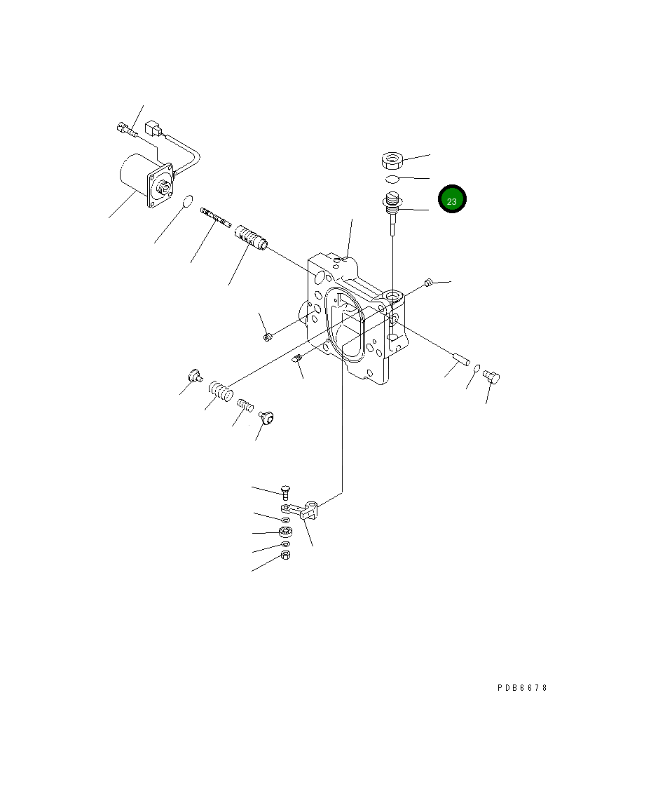 Кольцо уплотнительное (O-Ring) 07002-01823 Komatsu