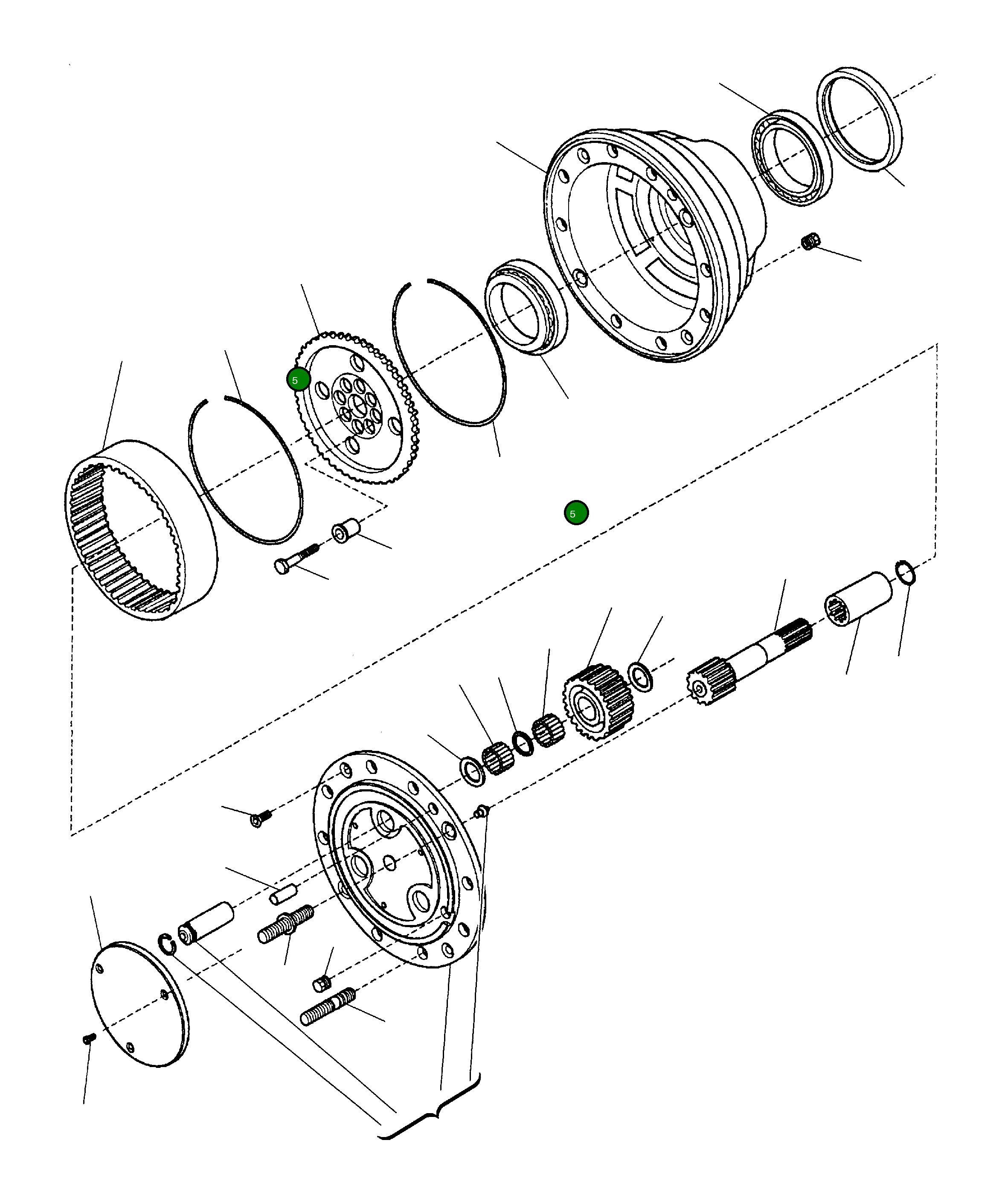 Кольцо CA0117107 Komatsu