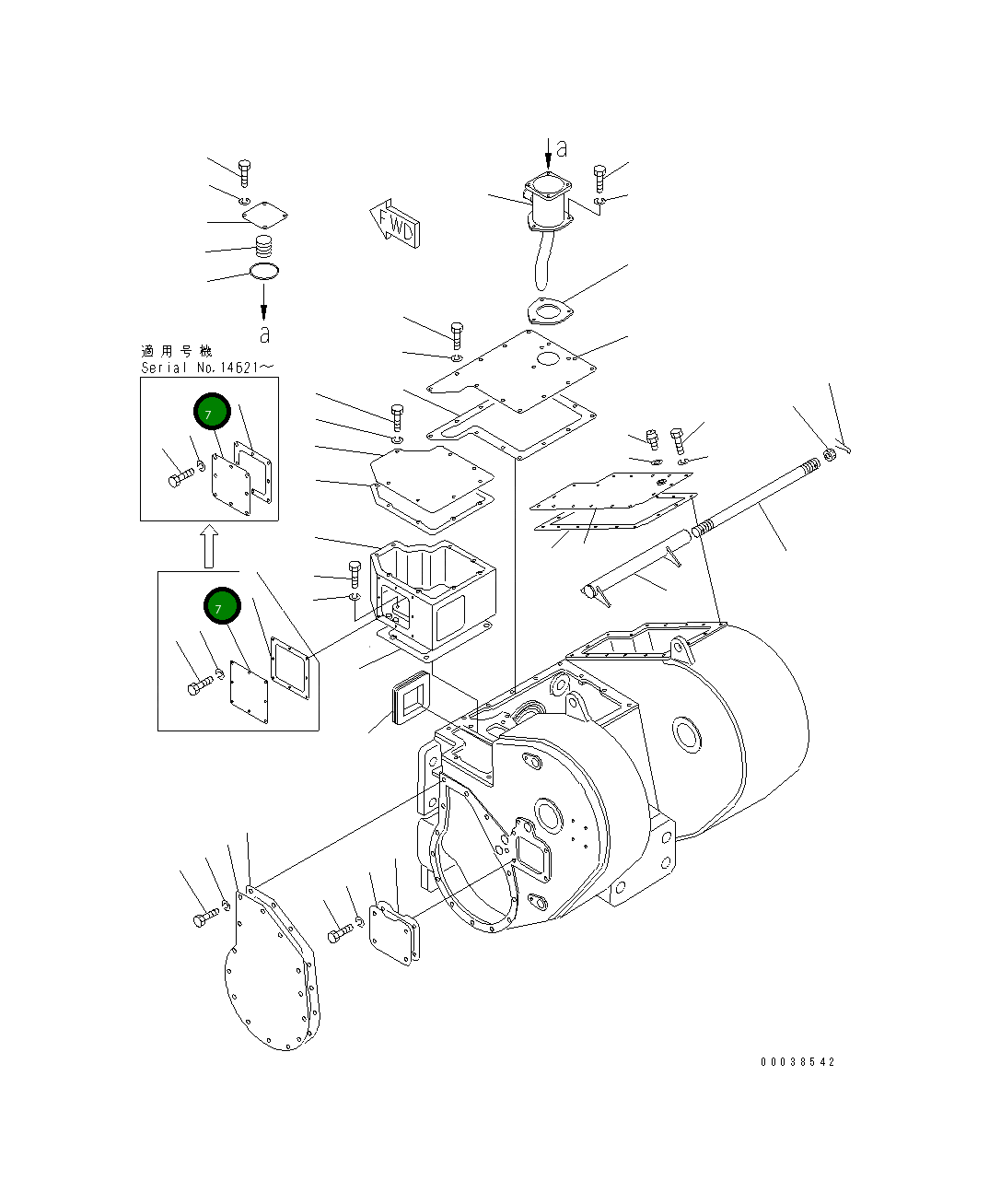 Крышка 175-916-3660 Komatsu