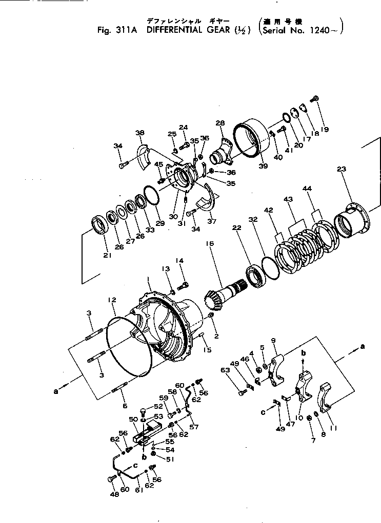 Кольцо 281-22-11960 Komatsu