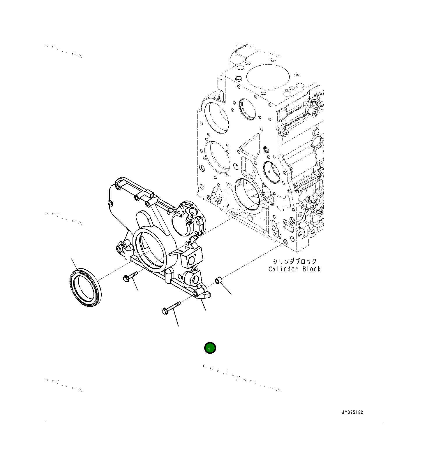 Крышка 6754216212  Komatsu