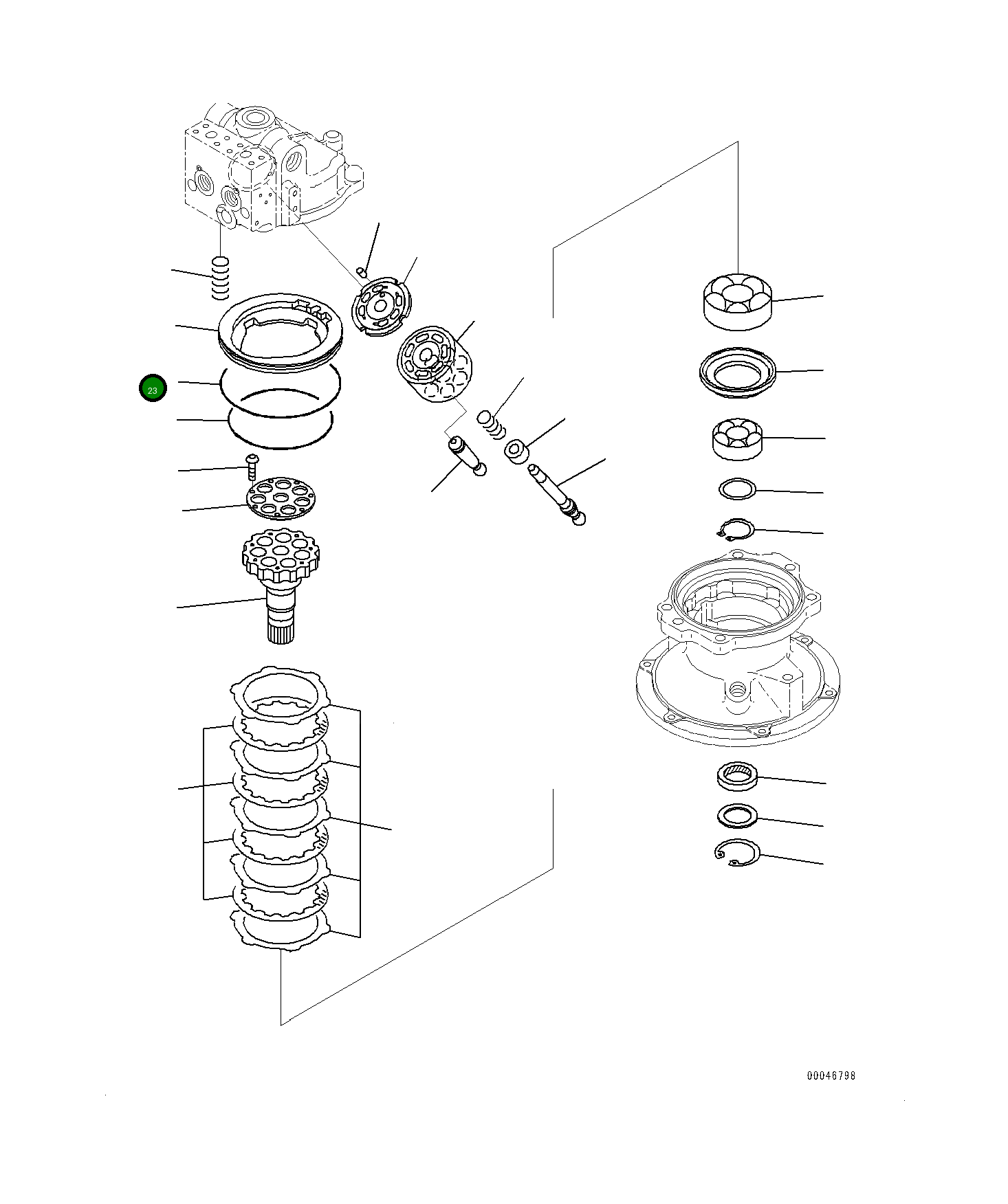 Кольцо уплотнительное (O-Ring) 708-8F-31610 Komatsu