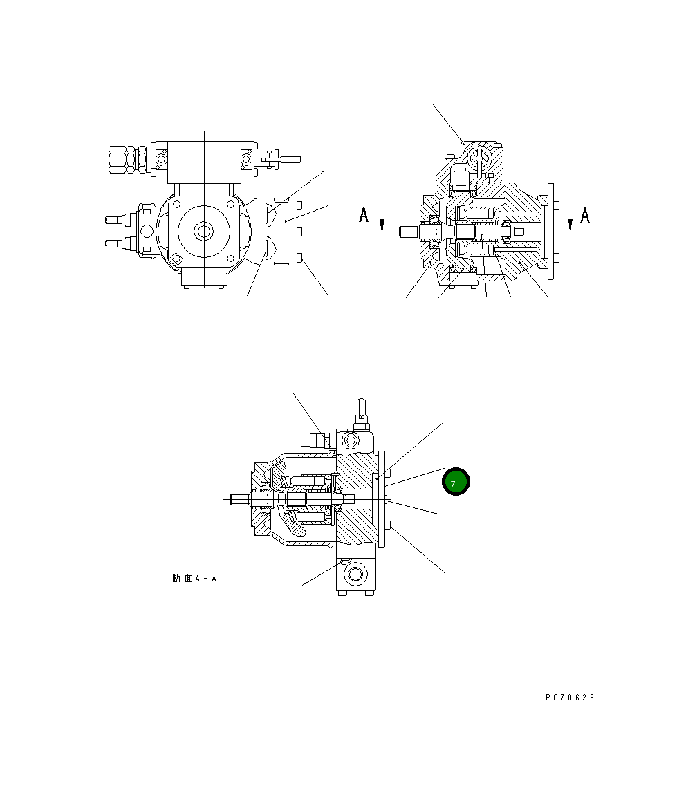 Крышка 266-81-72520  Komatsu
