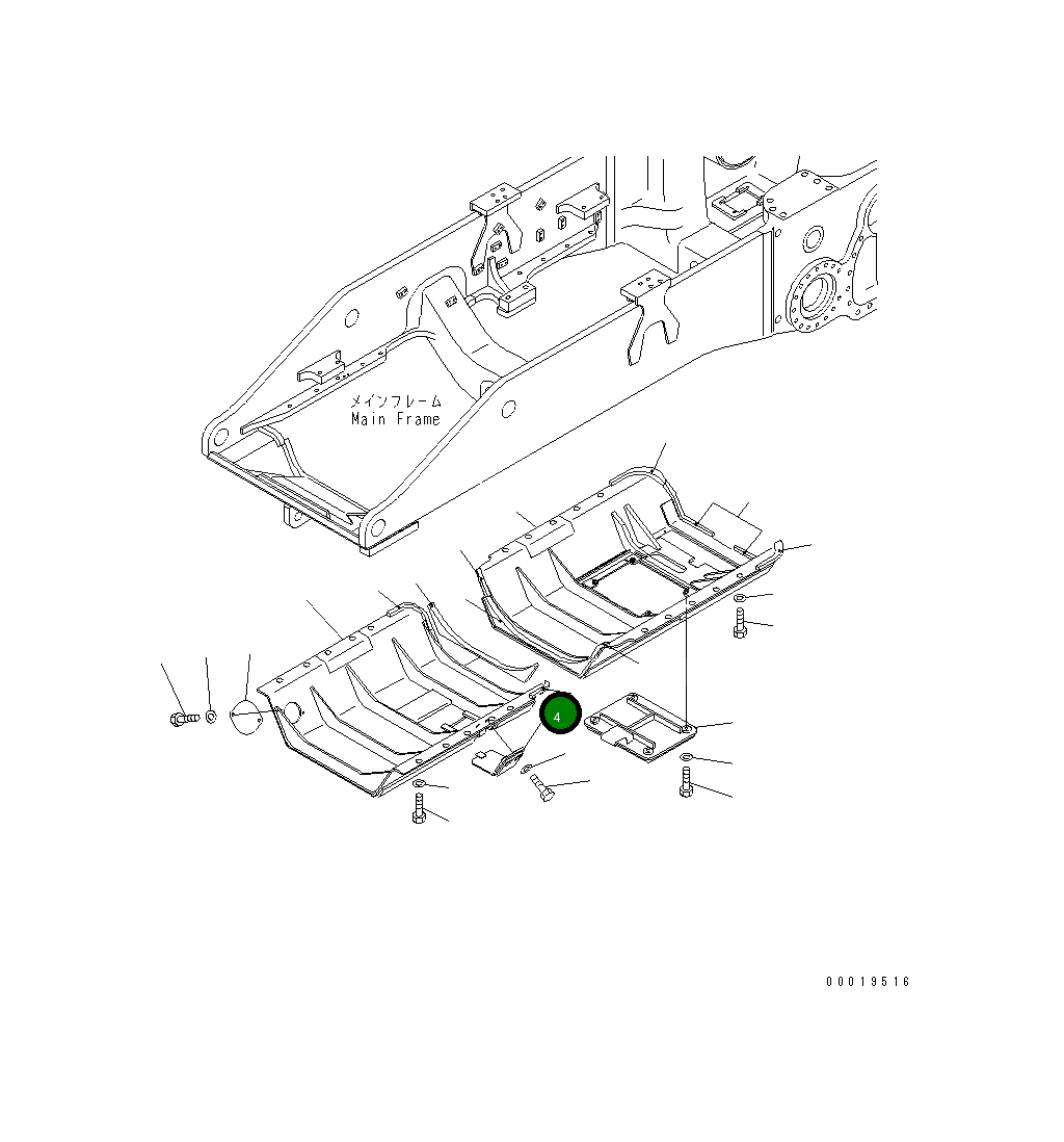Крышка 17A-54-11880 Komatsu