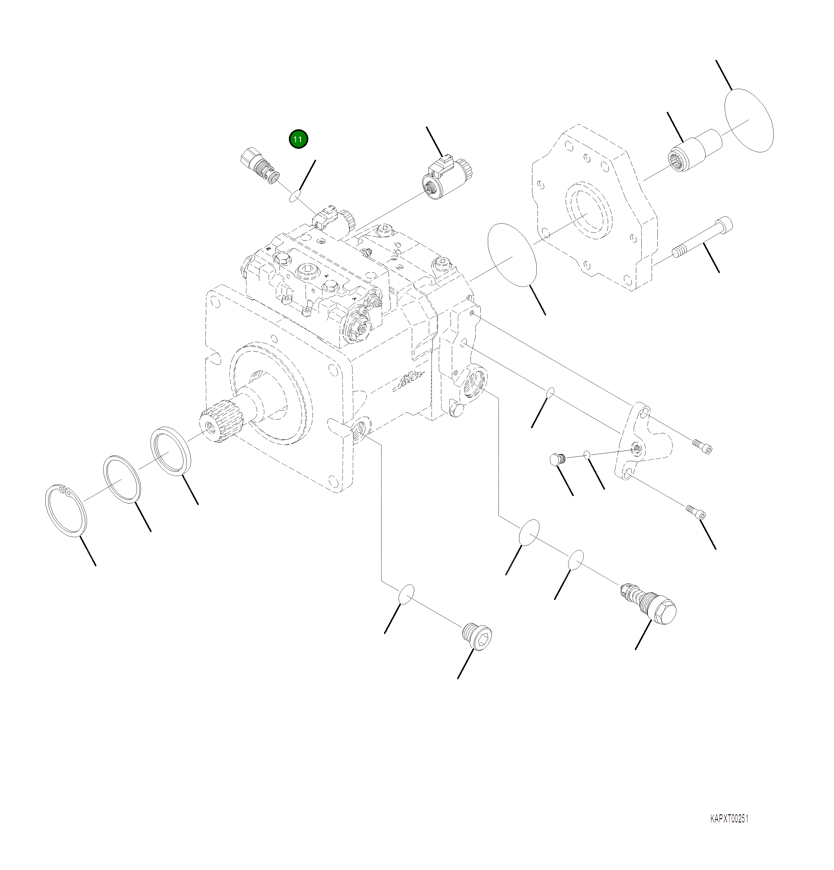 Болт 01253-A1400 Komatsu