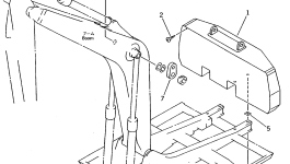 Болт 207-46-12141 Komatsu