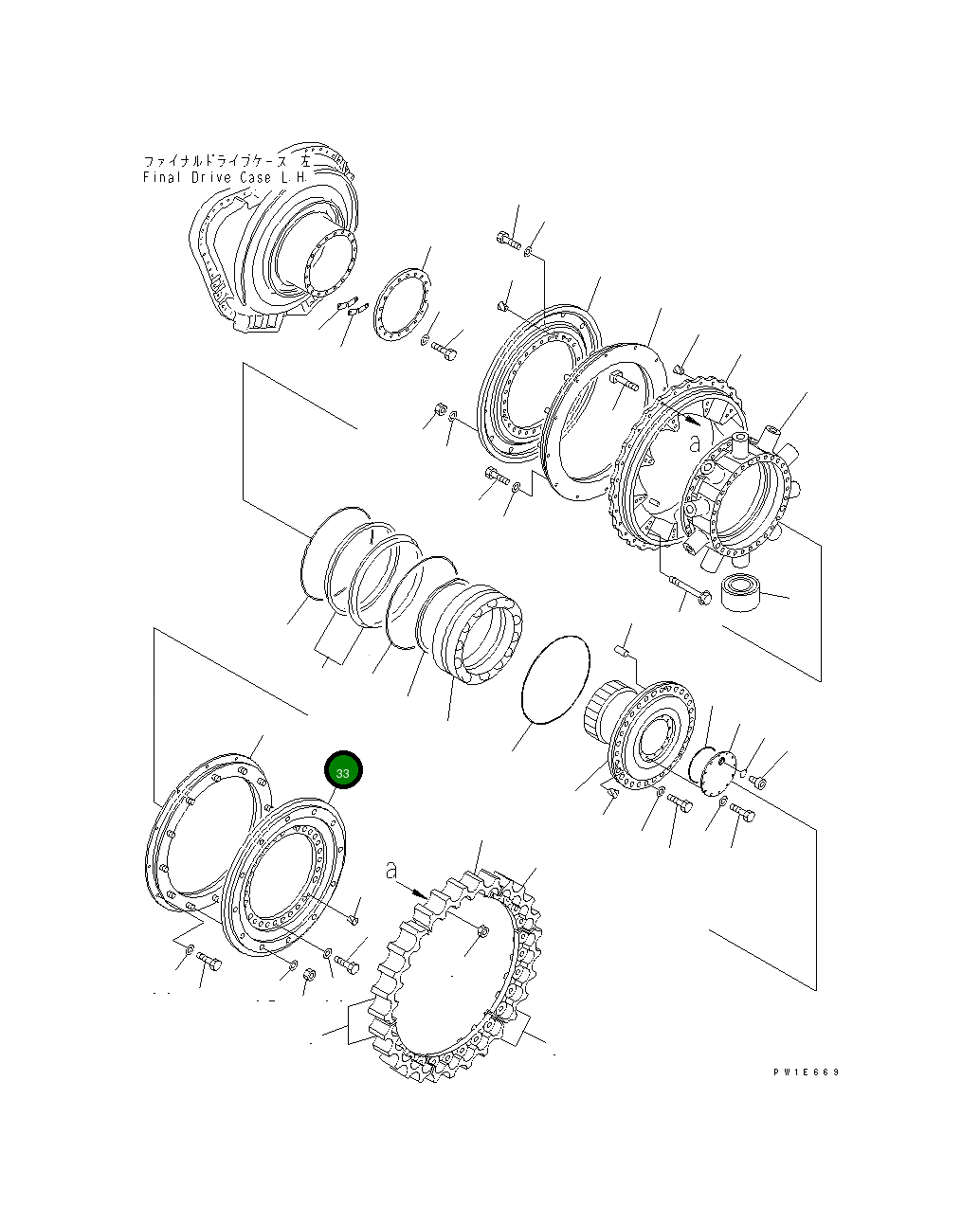Крышка 19M-27-13150 Komatsu