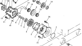 Крышка YM172738-28200 Komatsu