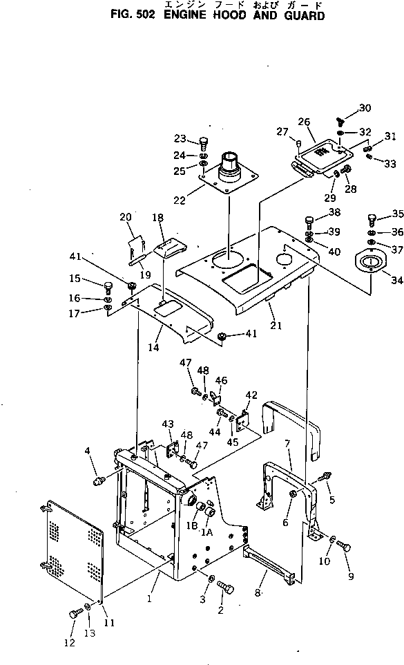 Болт 01019-32015  Komatsu